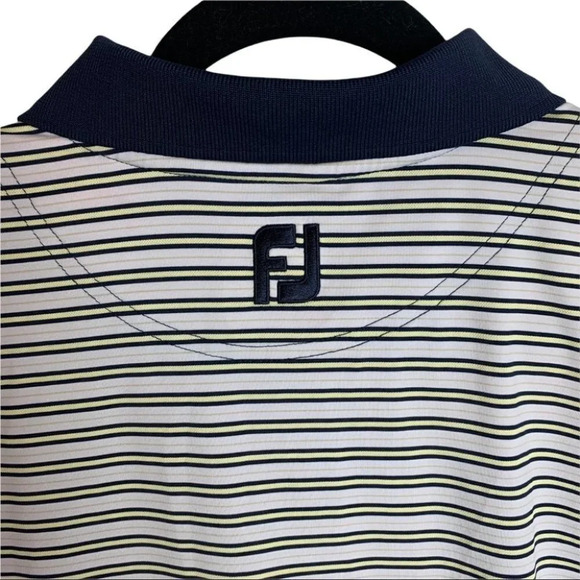 FootJoy Men’s Golf  Polo Striped Size Large - Picture 9 of 11